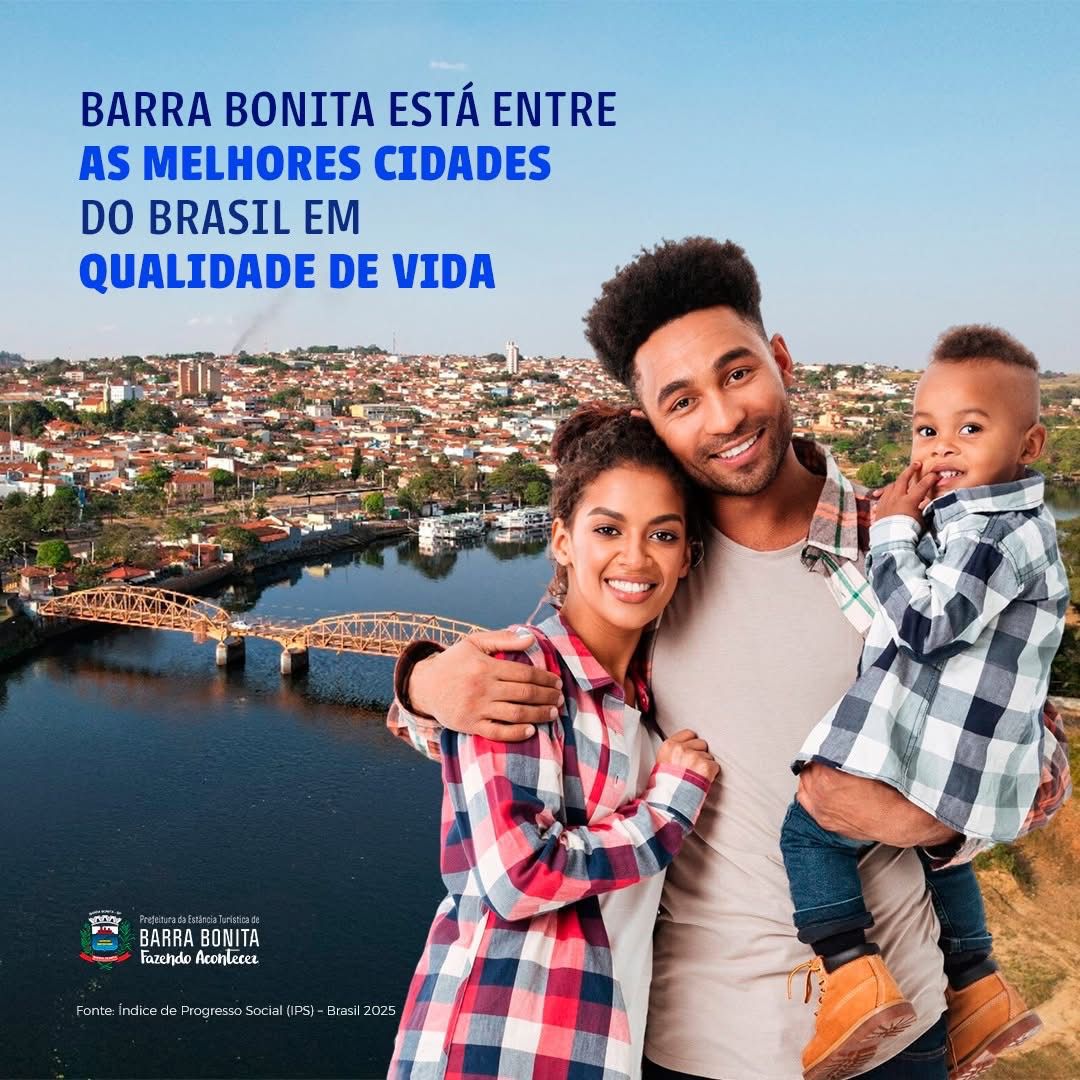BARRA BONITA ENTRE AS MELHORES CIDADES DO BRASIL